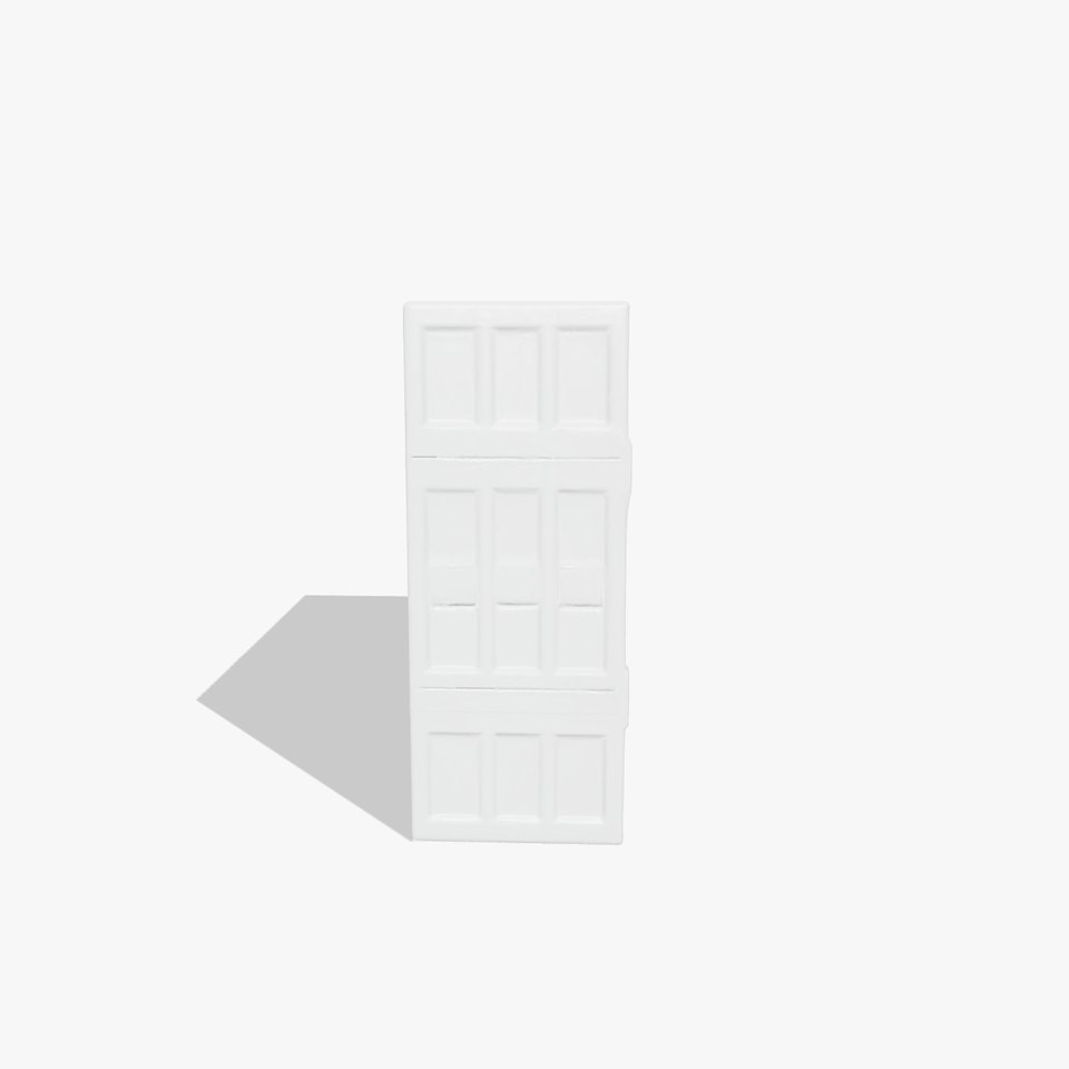 Futuristic Modular Wall Panel Design model pack